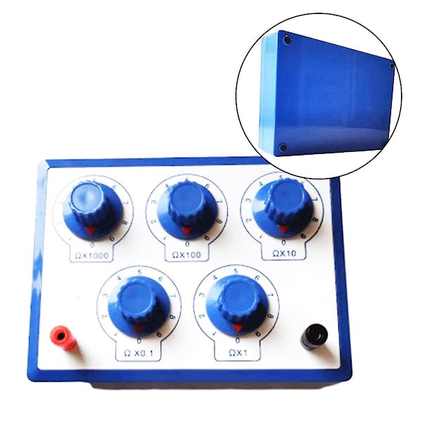 J2361 Motstandsboks Presisjon Variabel Dekaderesistor 0-9999.9 Motstandsmålere For Undervisning Ins - MXBC