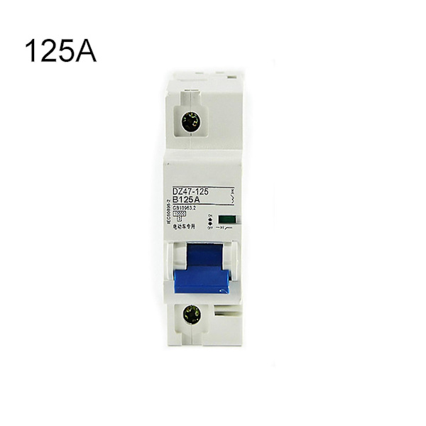 Dz47-1p 80/100/125a Elektromobil Luftafbryder Kredsløbsafbryder Overbelastningsbeskyttelse Qinhai