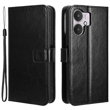 Xiaomi Redmi 13C 5G/Poco M6 Plånboksfodral med Magnet... black Svart