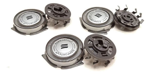 3-paknings erstatningsbarberhoder kompatible med Philips 5000-serien SH50/50, MultiPrecision-blader for menn, sølv