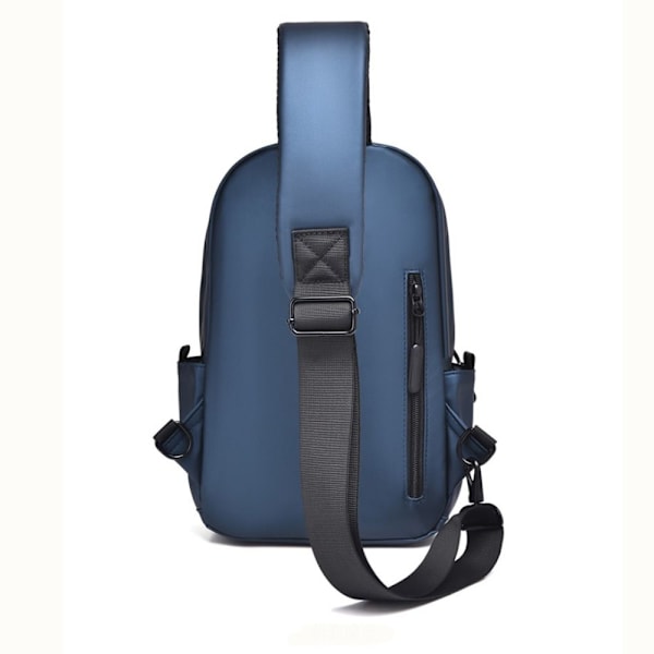 Brysttaske til mænd Rejse Sling Bag SORT sort black