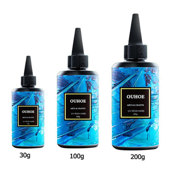 IC UV-hærdende harpiks Ultraviolet hærdende epoxyharpiks Hård Krystalklar 30g