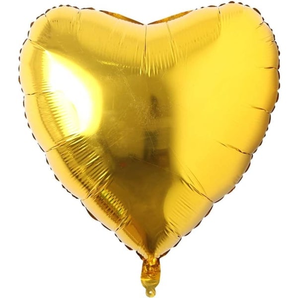 IC 32 tommer stort hjerteballon til fødselsdagsbryllupsdekoration