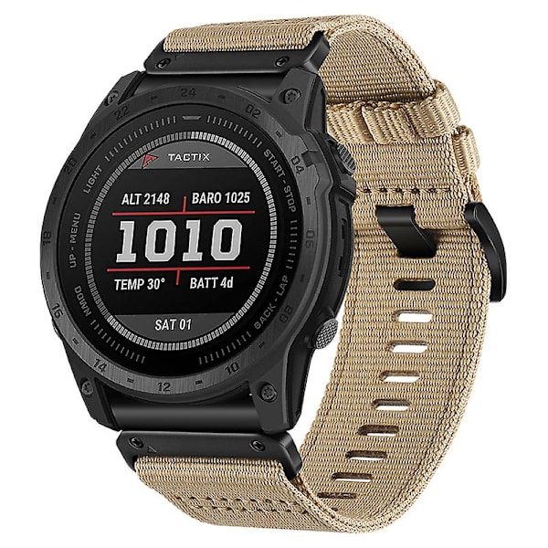 Nailon-kangasranneke Garmin Fenix 7 / Forerunner 965 / 955 / 945 / 935 -pikairrotuksen rannehihna