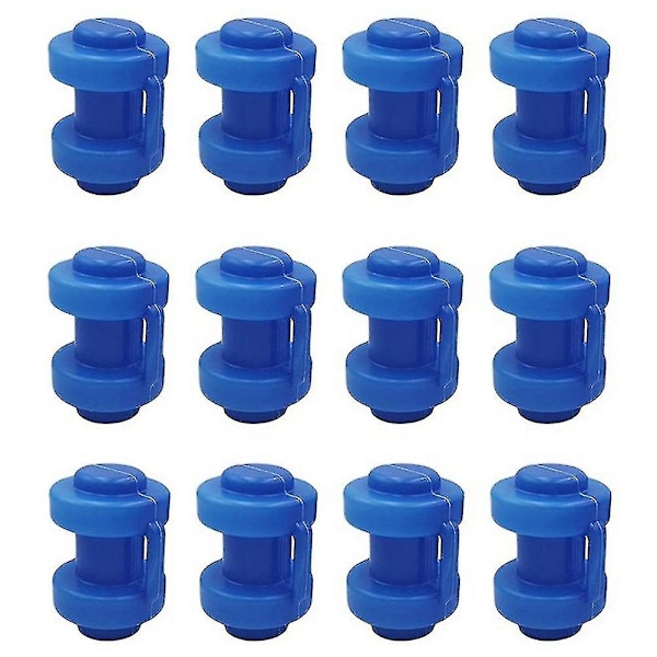 12 Pcs Trampoline Caps 25 Mm,trampoline End Caps For Attaching The Safety Net To The Net Poles Of T