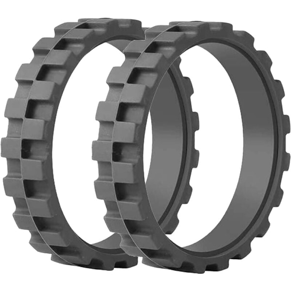 DÄCK Hjul för IROBOT ROOMBA 500, 600, 700, 800 och 900-serien (2-pack) Halkfria, exceptionellt grepp och enkel montering (2 stycken, svart)