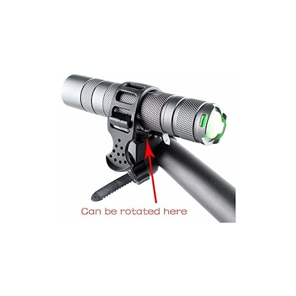 Cykellommelygte Beslag Klemme 360 Graders Rotation Universal LED Cykellygte Holder