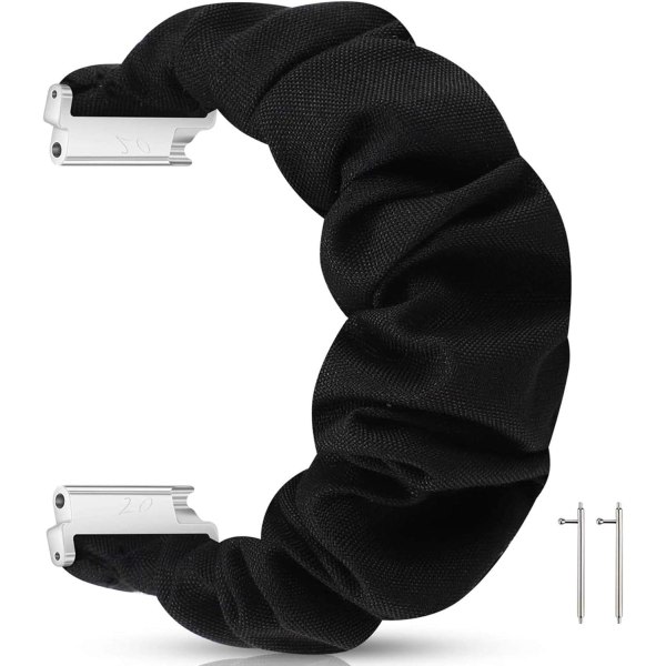 Passer til Garmin Venu Sq Bands kvinner, 20 mm feminin elastisk Scrunchy