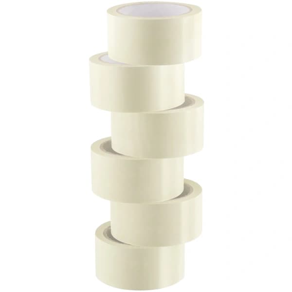Pakketape Støjsvag 48 mm x 66 m Transparent 6-pak