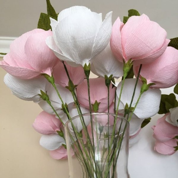 Crêpepapper Blomsterinslagning Bukettpapper 2 2 2 2