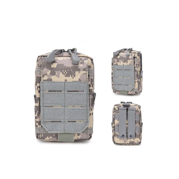 ACU Utomhussport multifunktions militär fläkt hängande väska bergsklättringsväska tillbehör förvaringsväska bär taktisk mobiltelefonväska