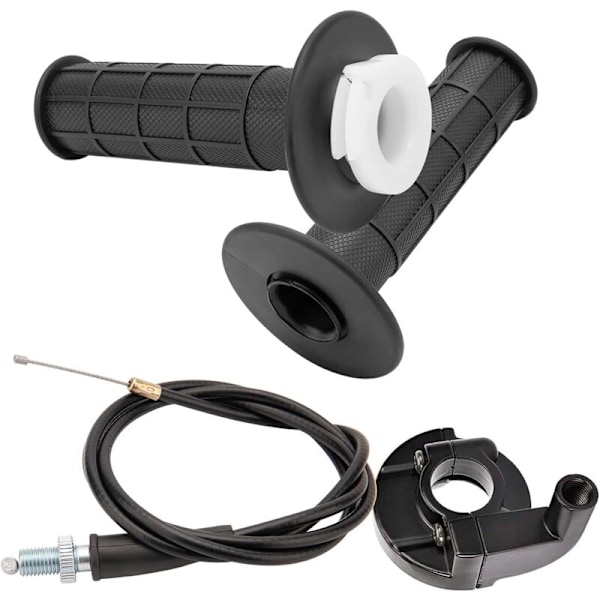 Twist Gasspjældsgreb & Kabel med 7/8\" 22mm Håndtag 50cc 90cc 110cc 125cc 150cc 200cc 250cc Mini Bike ATV Quad Pit Bike Dirtbike