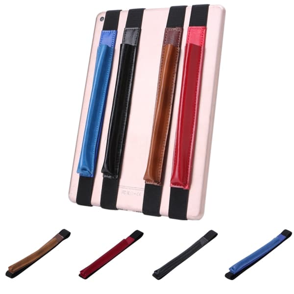 Skyddsfodral i konstläder för blyertsgenerering Case för pennlock cap Tablett Touch Pen Stylus - påse Röd