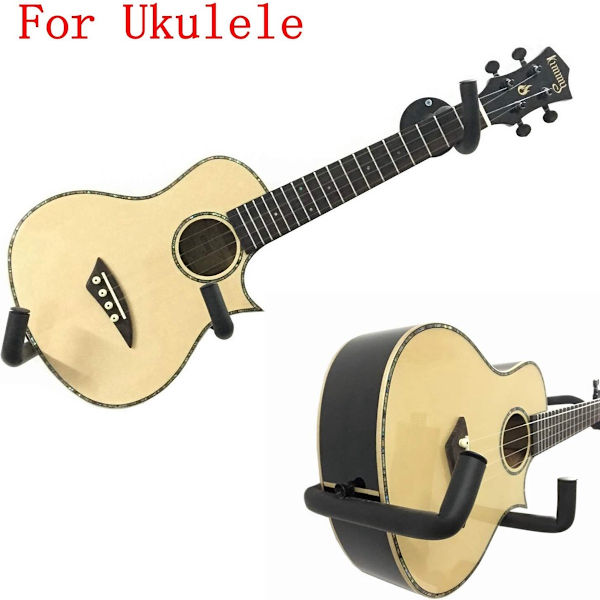 Gitarrhängare för Ukulele/Bas/Violin, Väggmonterad Slatwall-krok