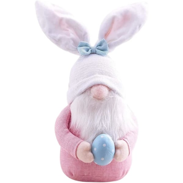 Påskhare Gnome Dekoration Söta Fyllda Plysch Kanin Docka Spr