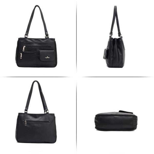 IC Messenger-taske, crossbody-taske i læder til kvinder, skuldertaske