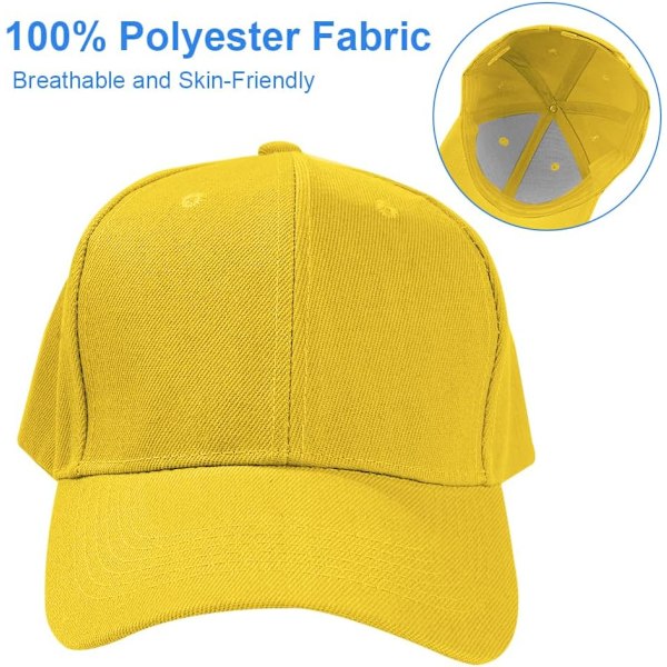 Baseballkasket til Mænd Klassisk Almindelig Baseballkasket Polo Stil Hat Justerbar Sports Casual Kasket Åndbar Sommer Solbeskyttelseshat til Udendørs A 1PCS