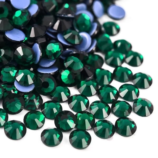 Hot Fix Rhinestones, 1440 glitrende glasskrystaller med flat bakside, SS16 3,8–4 mm, for DIY-håndverk, klær og tilbehørsdekorasjon
