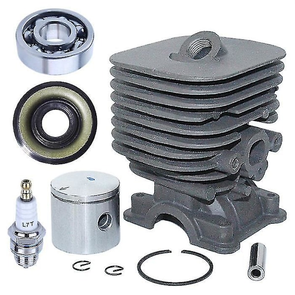 Cylinderkolvsats för Husqvarna 125e 128c 128ld 124c 124l 125c 125l 125ldx 128cd 128l 128d för Jonsered Craftsman Trimmer