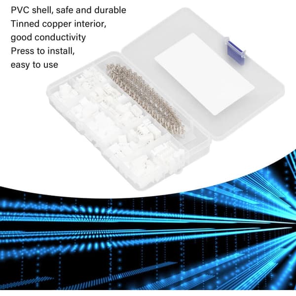 2,54 mm Terminal Connector Kit Fortinnet Kobber Pin PVC Han Connector Hun Stik Socket Hus, DUBUNS