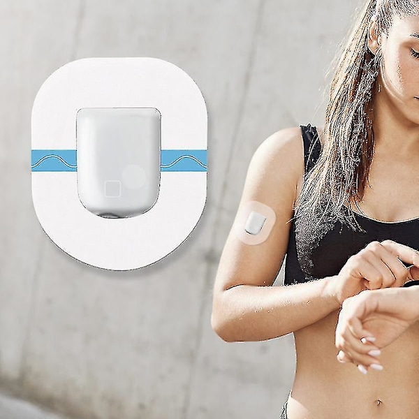 36 stk. vandtætte klæbende Omnipod-plaster, gennemsigtige, 10 dage lange