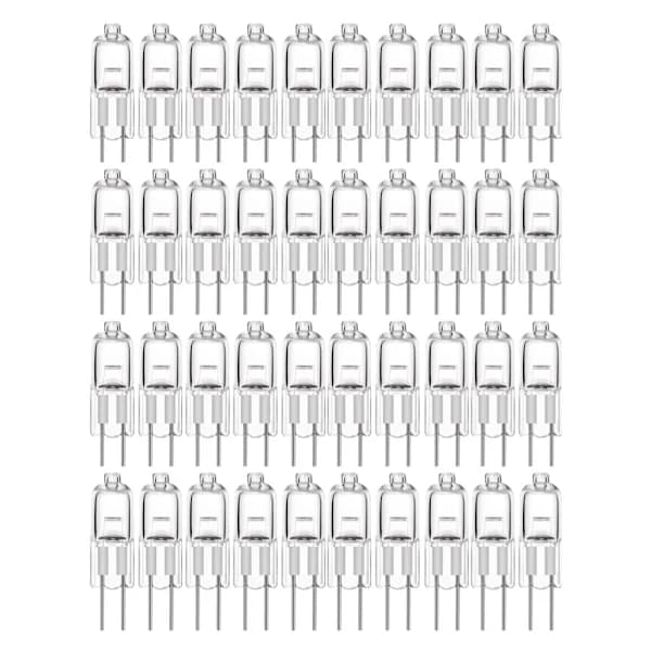 10-Pack G4 Halogen Lamps 20W 12V – Warm White Light for Optimal Illumination