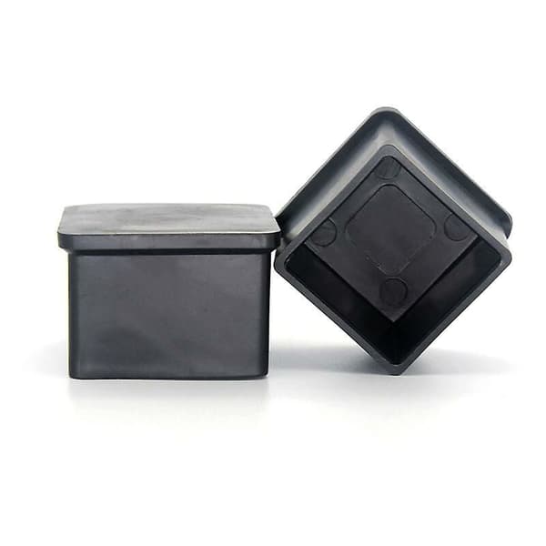Firkantede gummiknotter - 30mm - For stoler, bord, møbelben