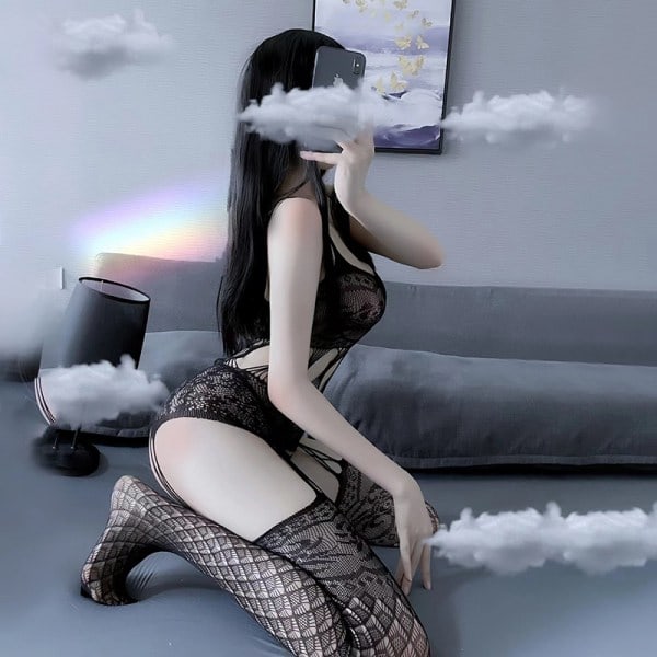 IC Erotiska Underkläder Klänning Kvinnor Sexiga Underkläder Cosplay Kostymer Ärmlös
