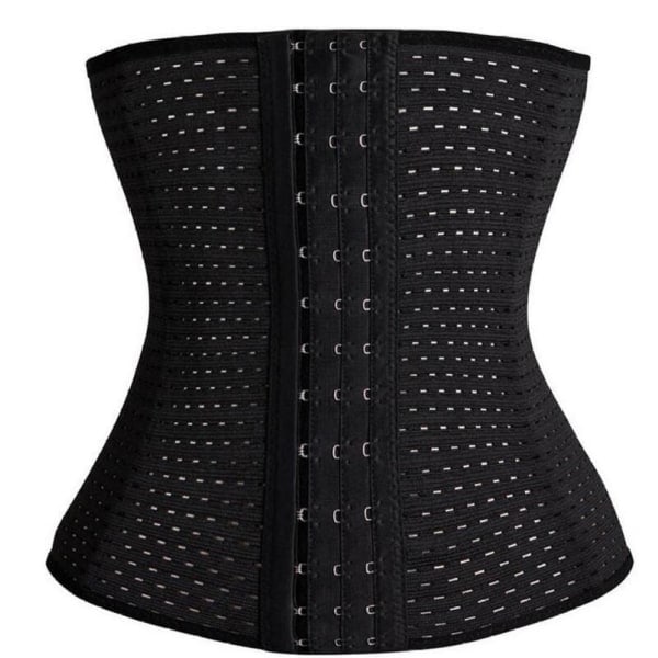IC Træningskorset / Waist Trainer for Timeglasfigur, M - Sort Black M