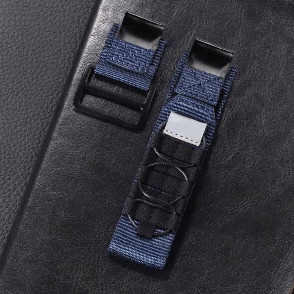 Nylon Loop Rem Armbånd UR Blå TIL GARMIN 22MM TIL blå Til Garmin 22mm-Til Garmin 22mm blue For Garmin 22mm-For Garmin 22mm