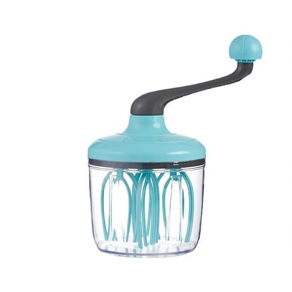 Plastic Whisk, Semi-Automatic Whisk, Milk and Egg Whisk, Kitchen Whisks for Whipping, Cooking, Baking and Frothing Green Green