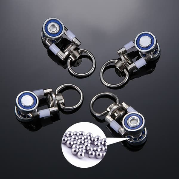 5 stk. gardinskinne trisser gardinruller glidehjul 5 stk. 5Pcs
