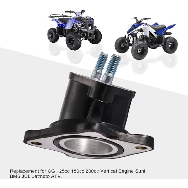 27mm Insugningsrör Ersättning för Böjd CG 125cc 150cc 200cc ATV Dirt Bike Go Kart