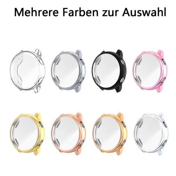 IC-etui, der er kompatibelt med Samsung Galaxy Active 2 Watch Transparent + rosaguld