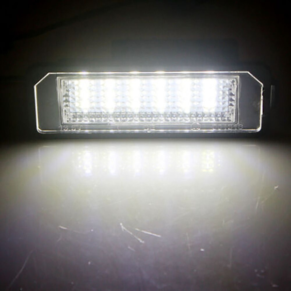 2 stk. nummerpladelys bil lampe til VW Golf 4/5/6 2 stk. 2pcs
