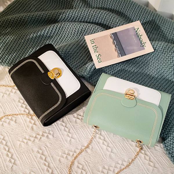 Mini Crossbody Väskor Dam Messenger Väska LJUSGRÅ Ljusgrå Light grey