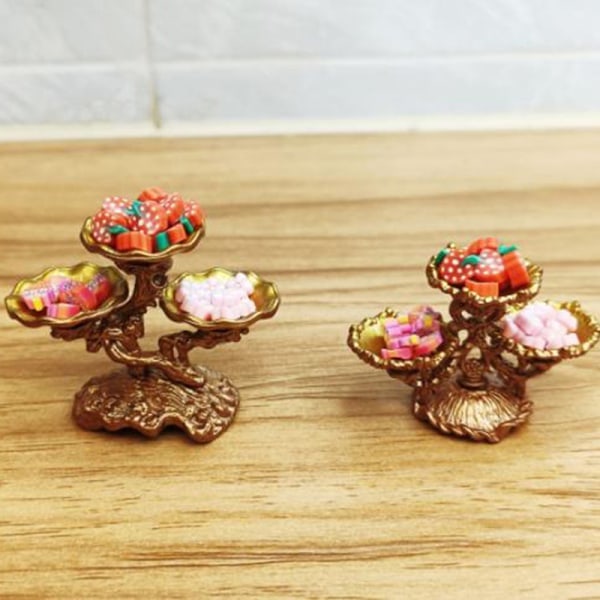 IC 1:12 Dukkehus miniatyr Fruktbrett Kjøkkendekorasjon S(4*2,5CM)