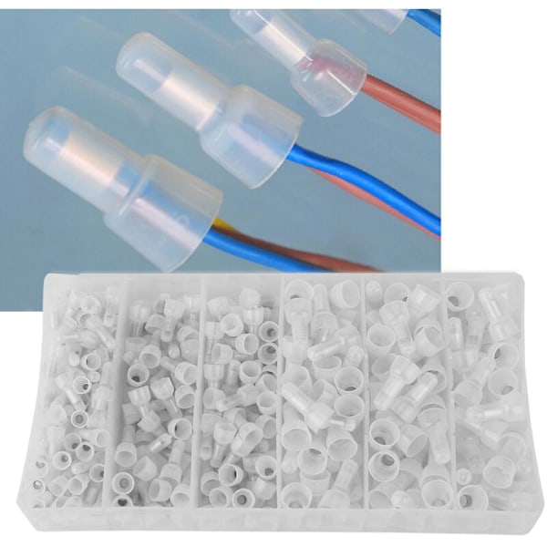 300 st 22-16/16-14/12-10 AWG Sluten Ändhylsa Krympterminaler Anslutningskit, DUBUNS