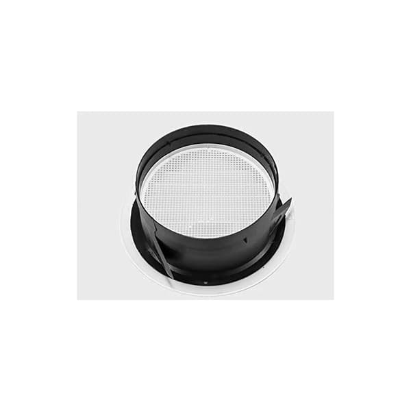 150 mm Diameter Rund Luftventilgaller med Premium ABS Ventilationsskydd och Insektsnät för 6\" Kanal.