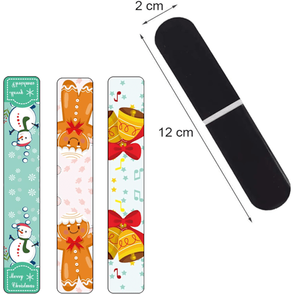 Magneettiset kirjanmerkit, magneettiset joulukirjanmerkit, värikkäät magneettiset kirjanmerkit lapsille, sivumerkit, 30 kpl
