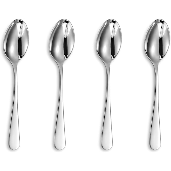 Premium Ske Set, 4-delt, 10/10 Rustfrit Stål, Spejlpoleret, Opvaskemaskinefast (5,5\" Spiseskeer) 1