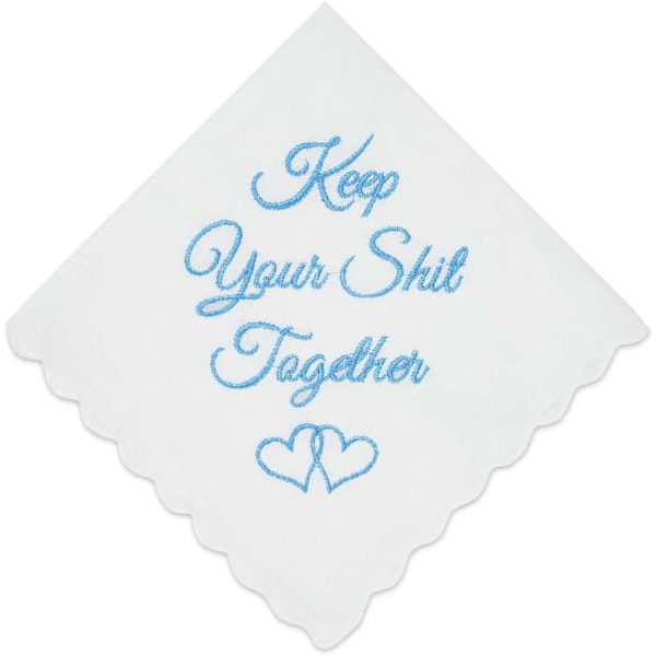 Wedding handkerchiefs cotton embroidered white handkerchief bride wedding handkerchief something blue wedding anniversary gifts