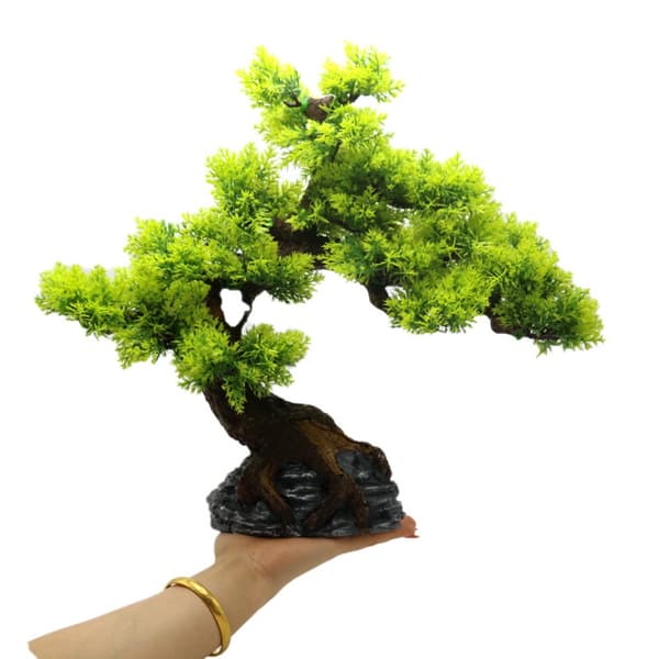 Kunstige akvatiske planter akvarieplanter akvarie bonsai tre