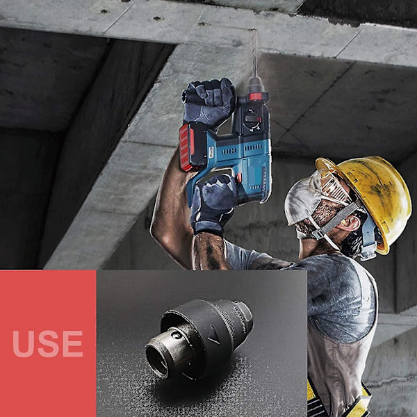 Sds Plus Chuck 2608572213 Svart Kompatibel Med Bosch Gbh2-26dfr Gbh2-28dfv Gbh4-32dfr Hammare Borr