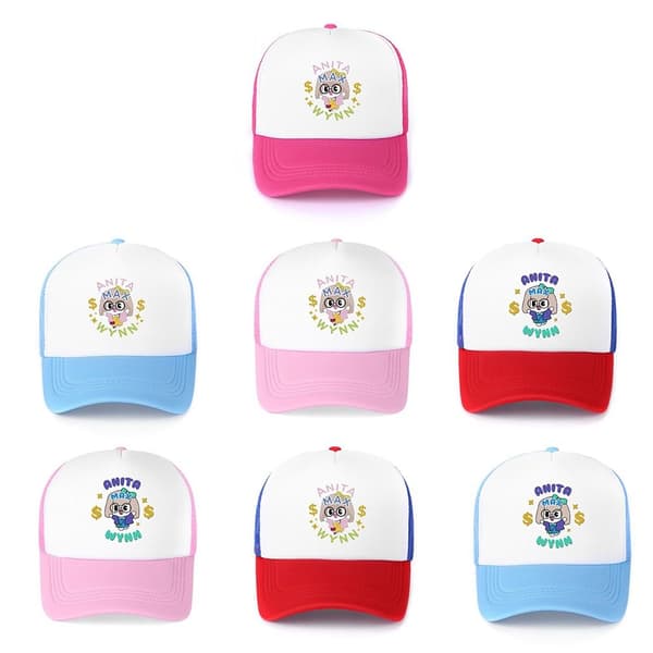Anita Max Wynn -lippis, Trucker-malli, PUNAINEN AA Punainen AA Red A-A