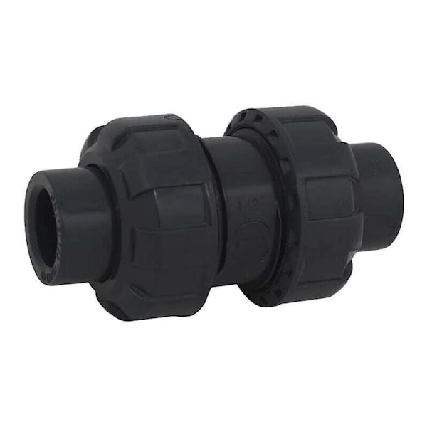 Kuleventil 20 25 32 40 50 63mm svømmebasseng tilbakeslagsventil anti-tilbakestrømnings pvc ventil (Innvendig diameter 32mm)