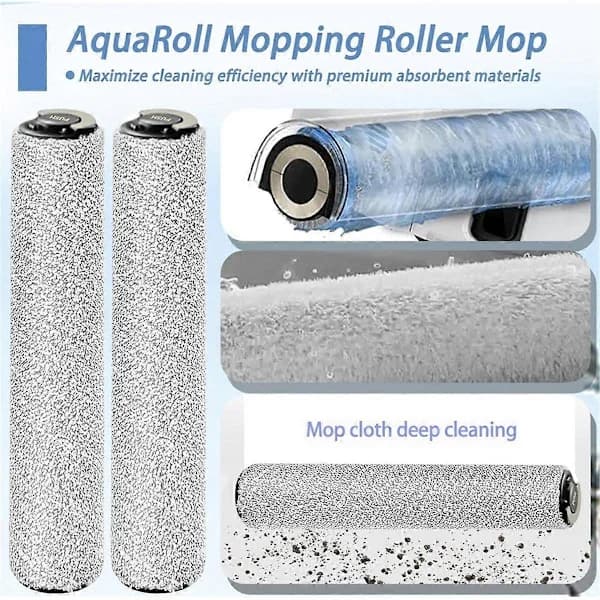 Udskiftningssæt til Aqua10 Ultra Roller Robotstøvsuger, hovedbørster, filtre
