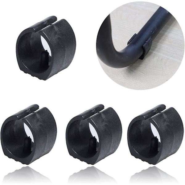 50 stk U-formet plaststolglider U-formet plaststolbenhette, fotåpningsdempende gulvtrekk (25 mm)