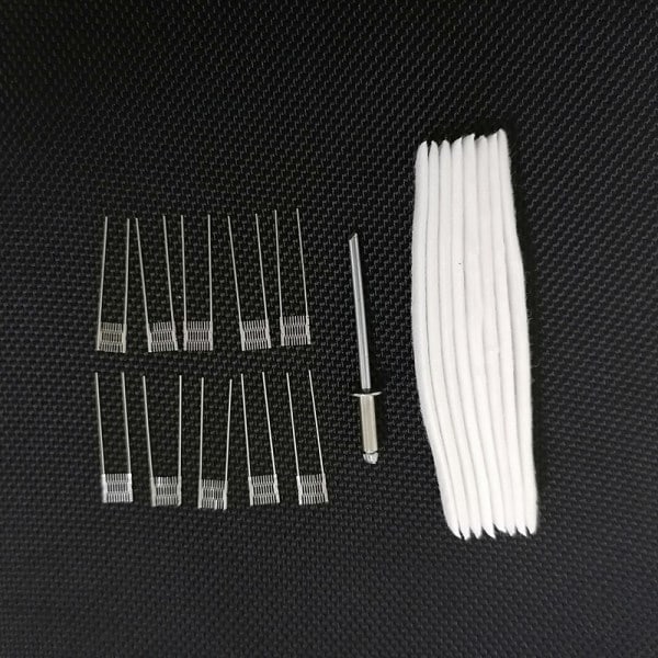 IC DIY Rebuild Kit til VapoRESSo-xros 1.2ohm A1 Mesh Coil DIY Værktøj