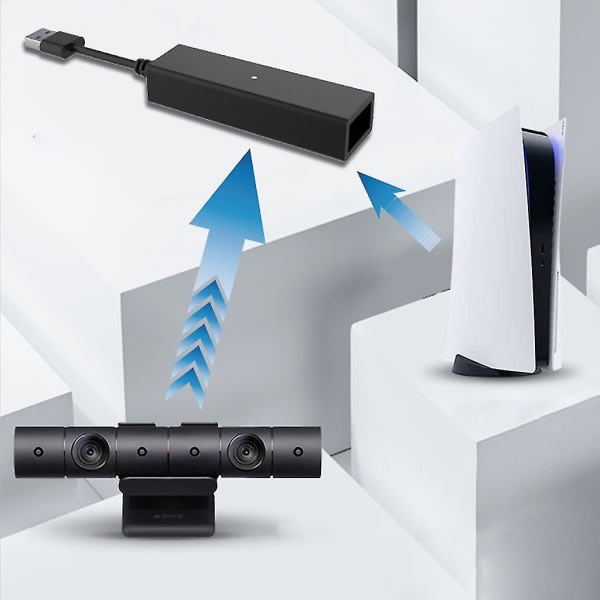 Usb3.0 Ps Vr till PS5 kabeladapter VR-kontakt kompatibel med PS5 Ps4